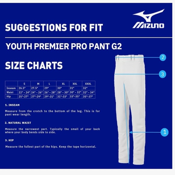 Mizuno Black Baseball Pants - Picture 6 of 7